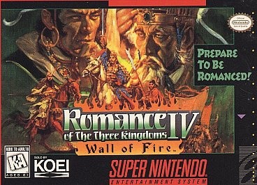 Romance of the Three Kingdoms IV Wall of Fire Super Nintendo, 1995 