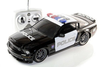RC FORD SHELBY GT500 SUPER SNAKE POLICE CAR 1/18 RADIO CONTROL BY 