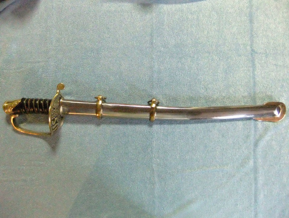 Army Artillery Short Sword   Civil War Era Replica Display Sword 