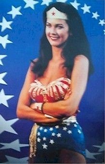   WOMAN Poster   DC Stars And Stripes Full Size ~ TV Show Lynda Carter
