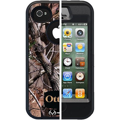 NEW Otterbox Defender Realtree Camo Series for iPhone 4&4S Case Cover 