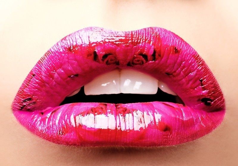   Temporary Lips Tattoo Sticker Lip Transfer Lipstick Sticker Art