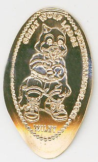 GREAT WOLF LODGE   WILEY Elongated Penny (WAGM004)