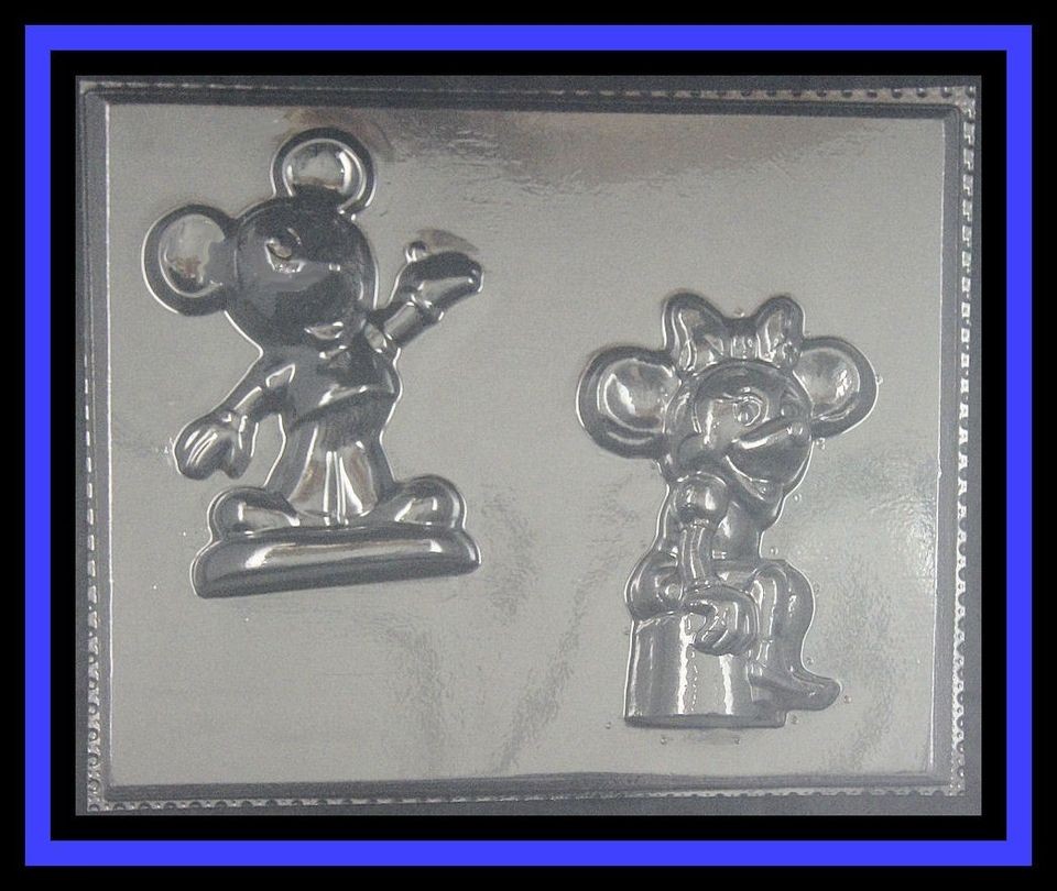 NEW ***Large MICKEY & MINNIE MOUSE*** Candy mold #219