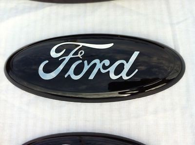 Ford Oval EmblemCUSTOMBLACK,7Edge/Escape all 7 FUSION FRONT/REAR 