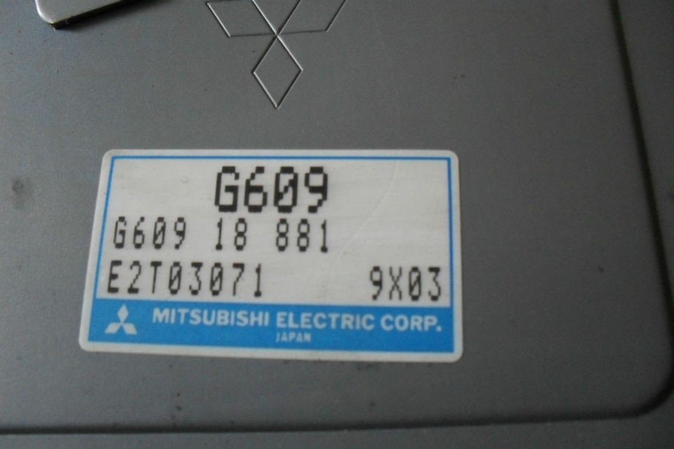 1990 MAZDA PICKUP ECM ECU G609 2.6L B2600I WARRANTY PCM COMPUTER 