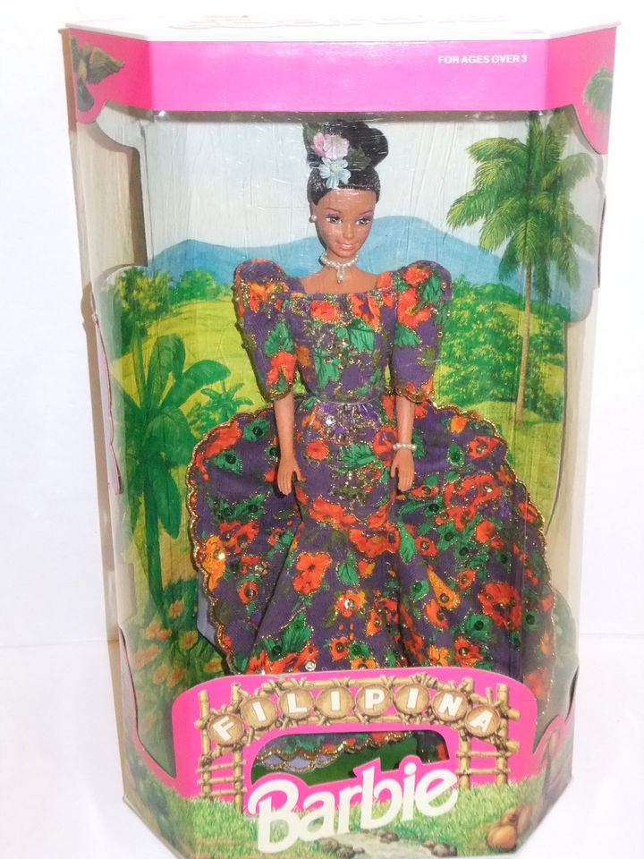 NIB BARBIE DOLL 1993 FILIPINA MADE IN THE PHILIPPINES