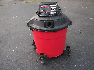  Craftsman Wet Dry Vac   16 gal electric utility vacuum cleaning 