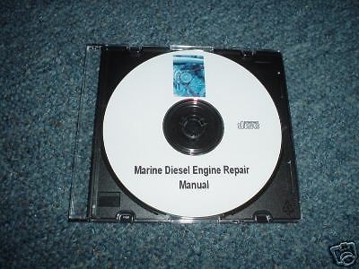 Marine Engine Repair Diesel Ship Motor Boat Course CD