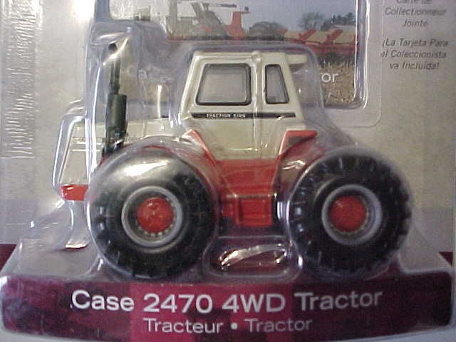 Case IH 2470 4 Wheel Drive Tractor 8 Wheels ERTL 164 & CARD #14649 
