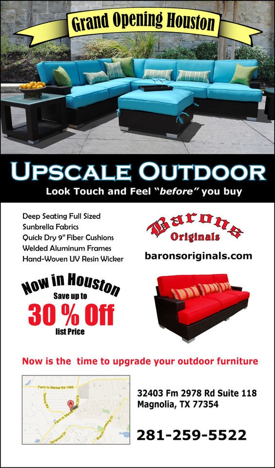   Outdoor Patio Furniture Grand Opening 30% Off Factory Direct