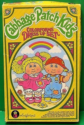 Colorforms Cabbage Patch Kids Dress up Play Set Original Box 1980s