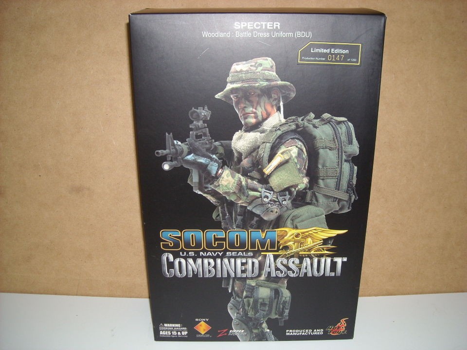 Hot Toys US Navy SEAL SOCOM Combined Assault Comman​der Specter