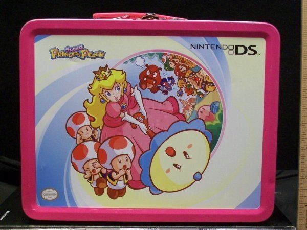 Super PRINCESS PEACH DS LUNCHBOX STYLE CASE travel Nintendo RARE