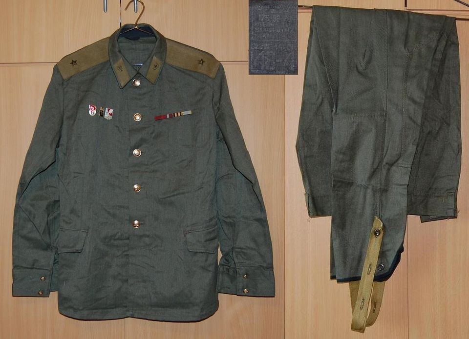 Soviet Army Officer Uniform Jacket Breeches Military Suit Russian CA 