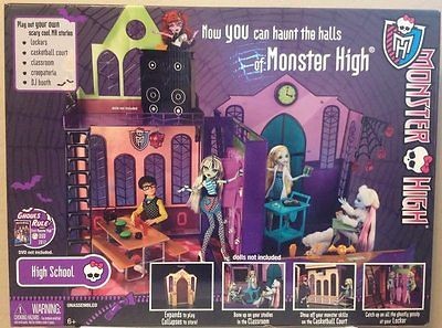 Monster High School House Playset Dolls NEW ~ Fast Shipping ~
