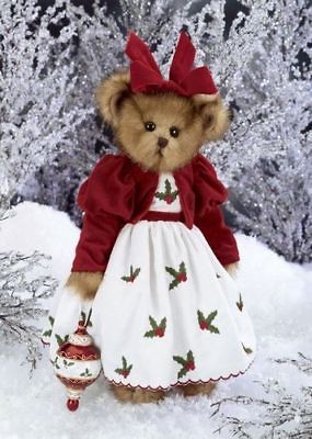 HOLLY BELLE Musical Bearington Teddy Bear & Holiday / Christmas 
