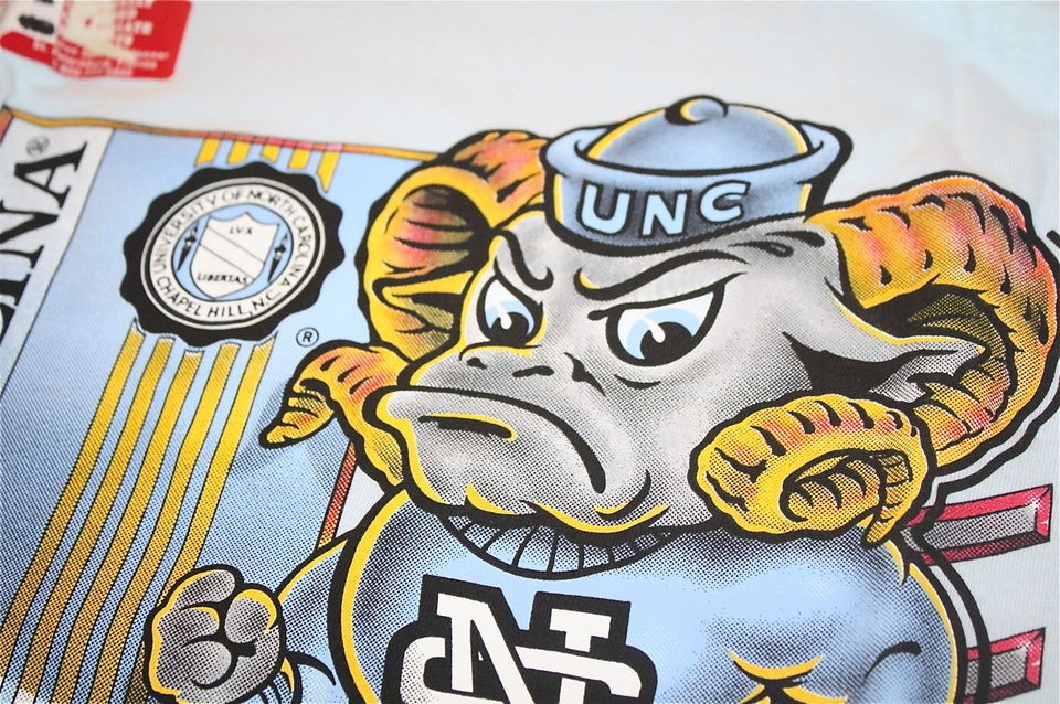   UNC North Carolina Tarheels mascot t shirt NWT Jordan Columbia XI NCAA