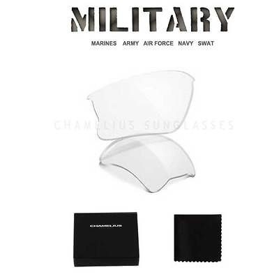   Clear Tactical Safety XLJ Replacement Lenses / Oakley Flak Jacket