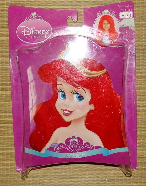 Disney Princess Ariel Little Mermaid Wig Dress Up Child