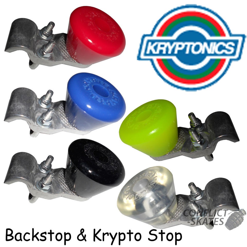   + KRYPTO stop for Quad Roller Skates fits Supreme, Raptor, Bauer