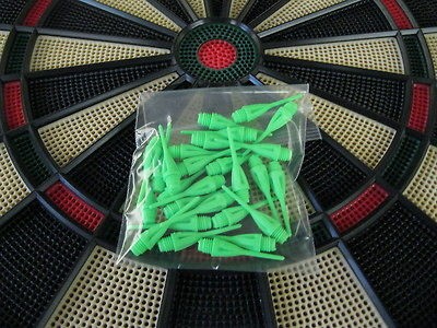   NEW GREEN Dimpled DART TIPS for All Electronic Dart Boards 1/4 Thread