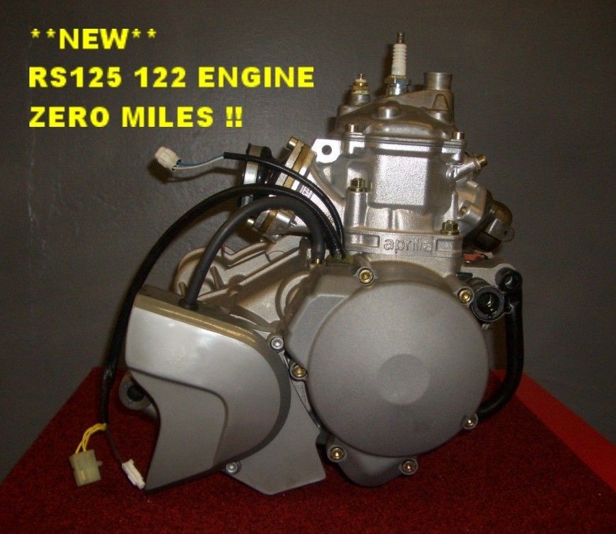 APRILIA RS125 ROTAX 122 COMPLETE ENGINE **BRAND NEW** ZERO MILES
