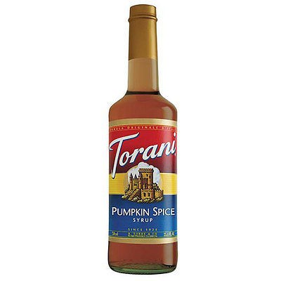 Torani Pumpkin Spice Syrup 750ML (Pack of 12)