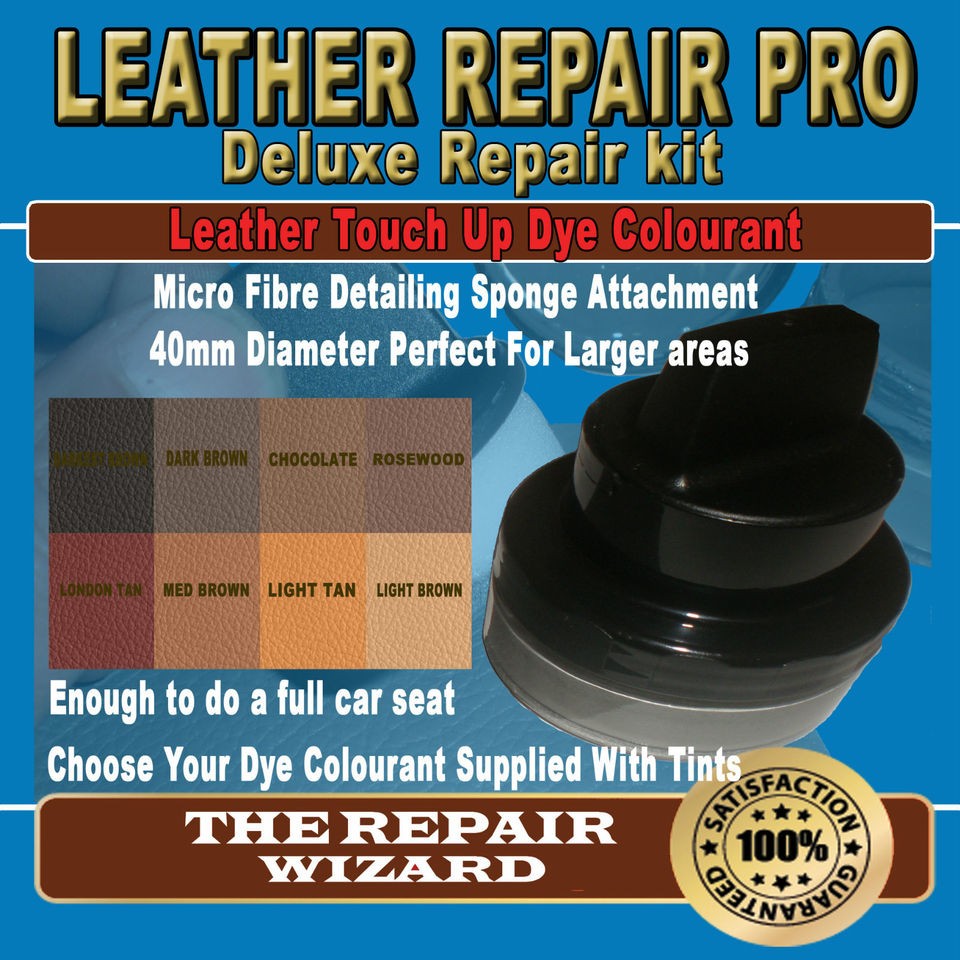 50ML BROWN Leather Repair Pigment Dye Kit With Unique Applicator 
