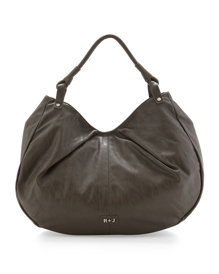 Handbags by Romeo & Juliet Couture Bree Soft Pleat Tote, Gray