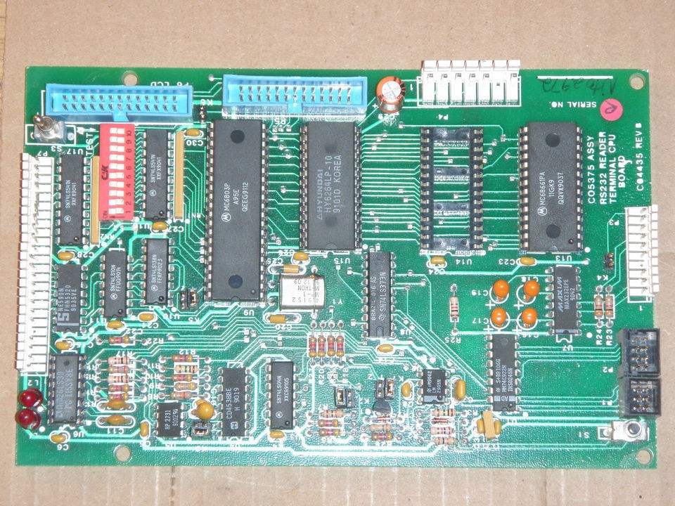Gasboy C05375 PCB Assembly RS232 CPU Island Card Reader