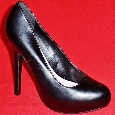 NEW Womens CANDIES SHAUNA BLACK Platform Pumps High Heels Fashion 