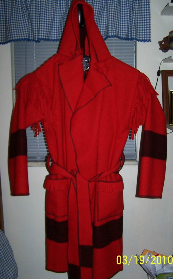 capote coat 2xl red with black stripe cyber monday special price