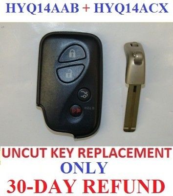 UNCUT LEXUS ES GS GX IS LS LX RX SMART KEY BLADE INSERT (Fits 2006 