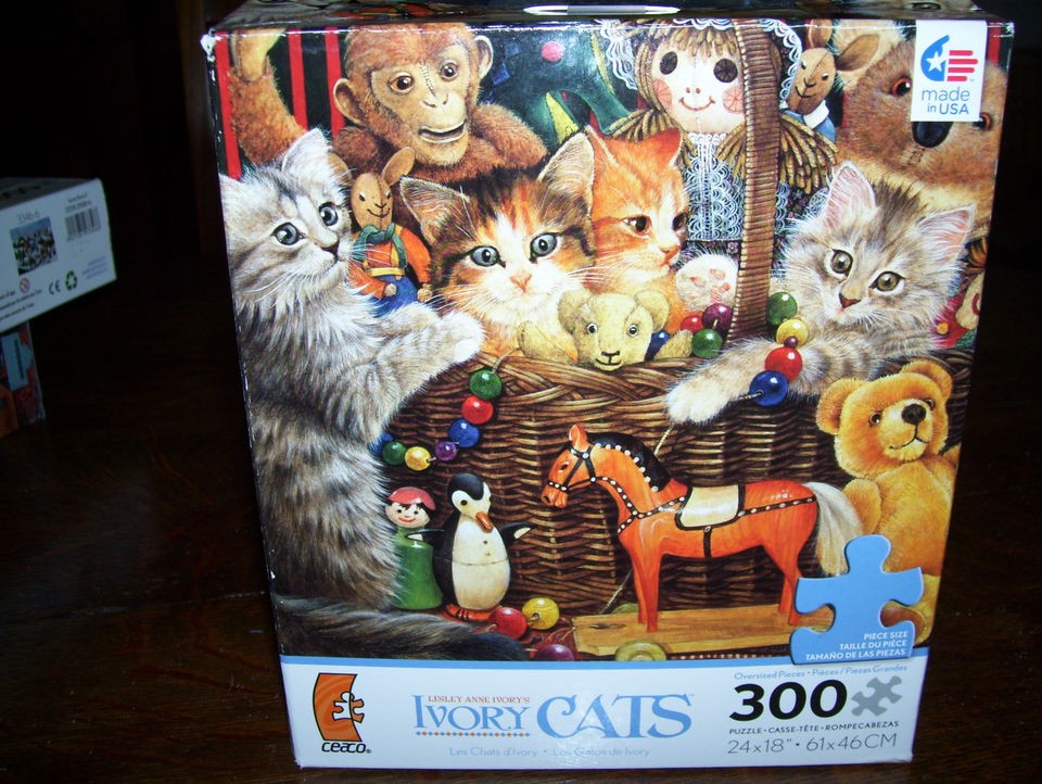 Ivory Cats by Lesley Anne Ivory   300 Oversized pc   2011