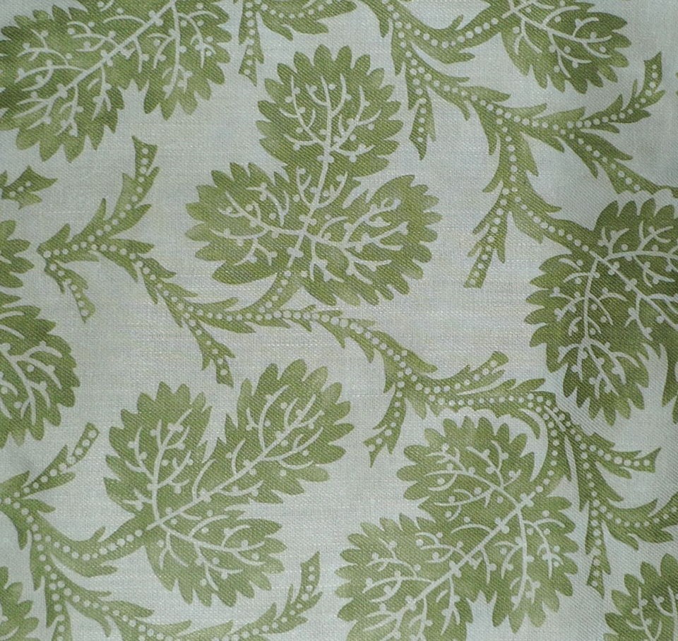 LEE JOFA Suzanne Rheinstein Hollyhock Dotted Leaf Cotton Linen New 