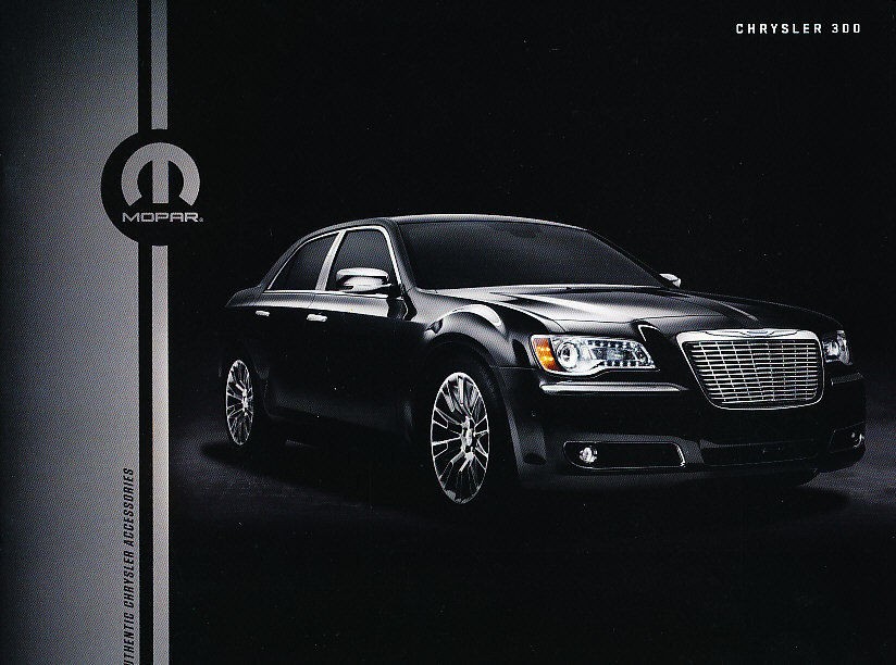 2012 Chrysler 300 Mopar Accessories Original Dealer Sales Brochure 