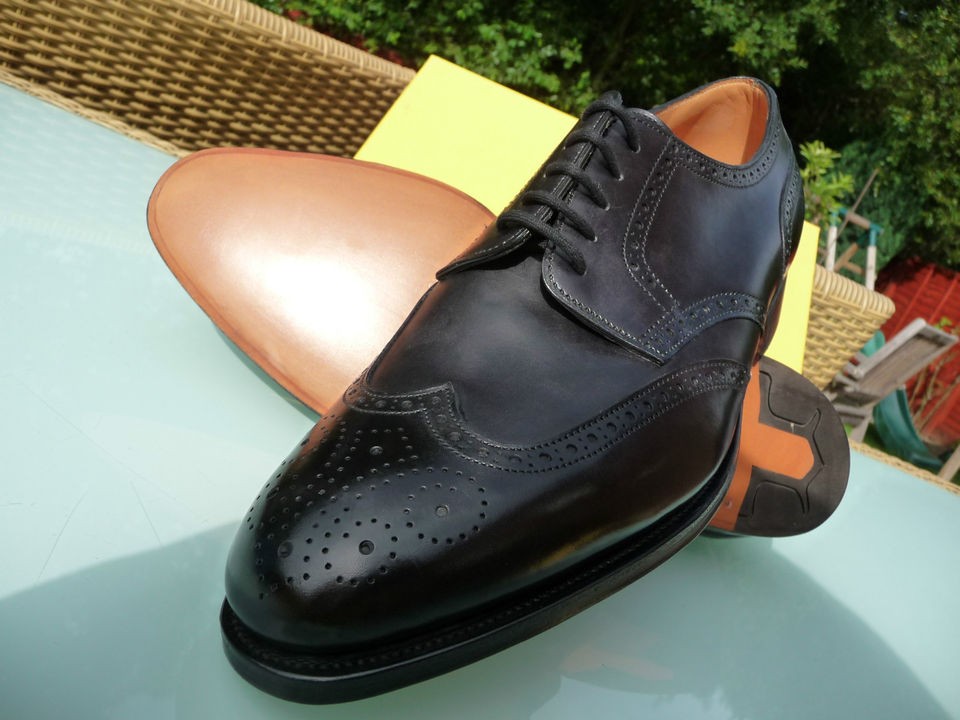 JL021 John Lobb DARBY   UK 10.5 E   8695 Last   Black Calf