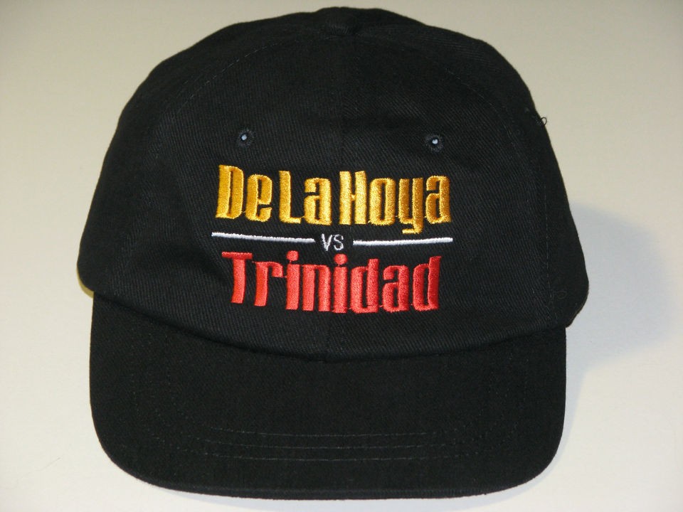 Oscar De La Hoya vs Felix Trinidad Fight of the Millennium Boxing Hat 