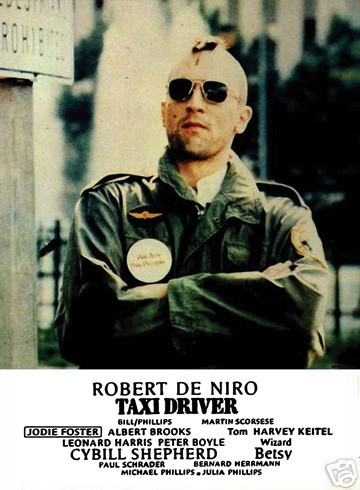 TAXI DRIVER MOVIE POSTER Robert De Niro Punk RARE NEW   PRINT IMAGE 