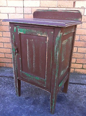 antique potty bedside hall cupboard side table