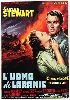 THE MAN FROM LARAMIE POSTER  JAMES STEWART  ITALY A   UNIQUE AT  