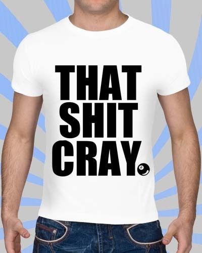   Cray  8 Ball T Shirt  Kanye West  Jay Z  Niggas In Paris  T Shirt