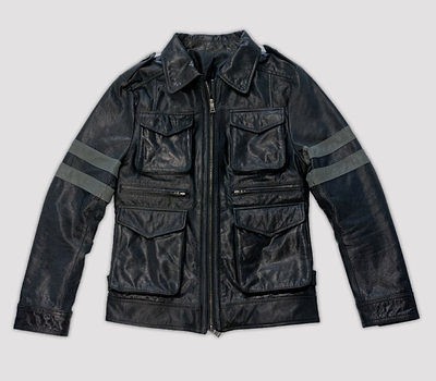 Vintage Resident Evil 6 Black Faux Jacket   All sizes Available 