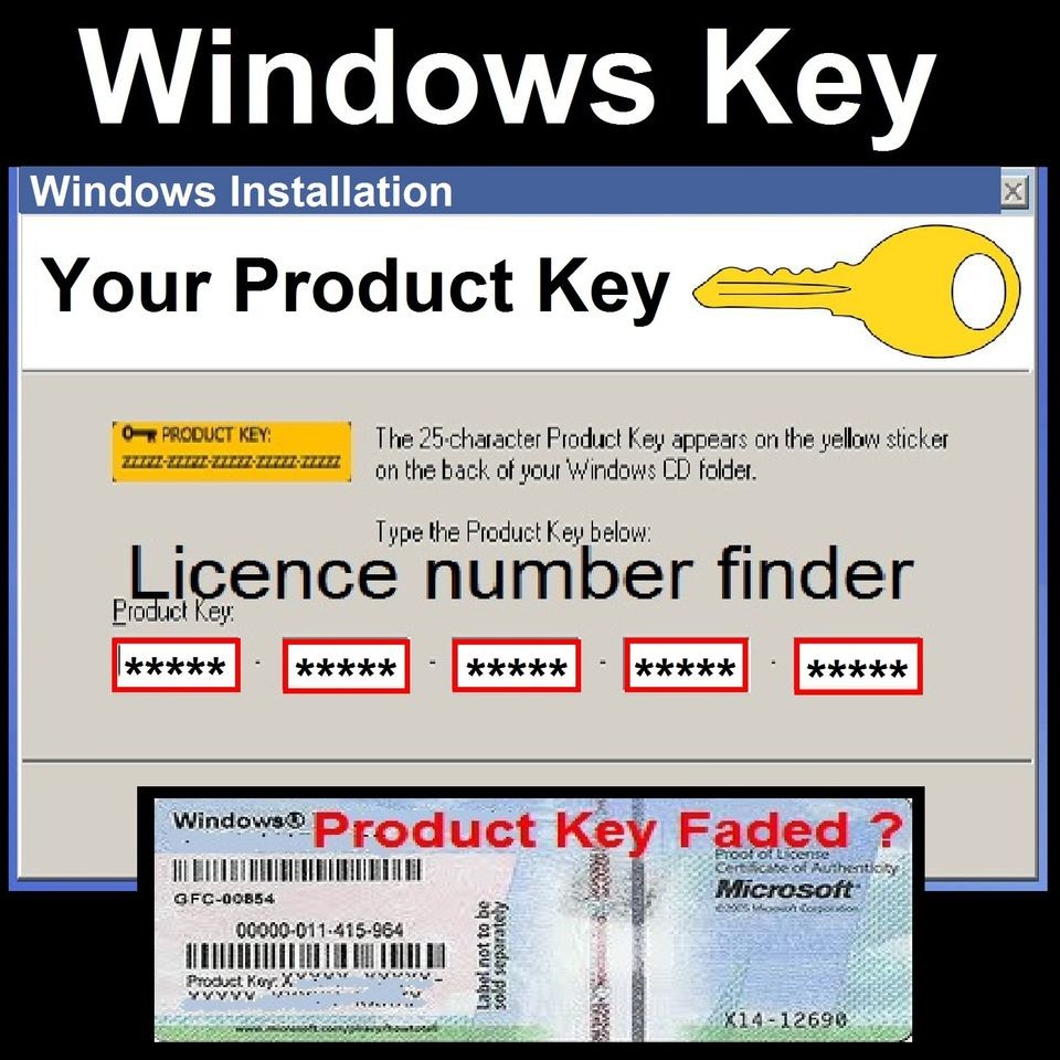 Windows 7 serial key extractors