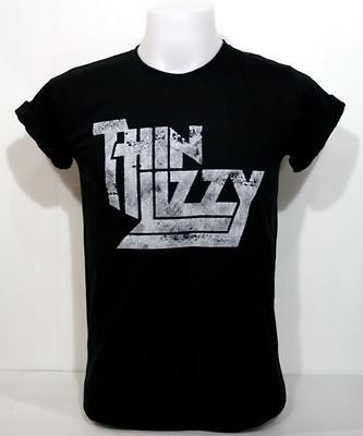 thin lizzy vintage black t shirt irish hard rock s