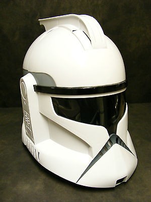 Star Wars Clone Wars Storm Trooper Helmet & Voice Changer  Near MINT