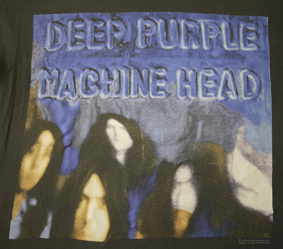 DEEP PURPLE vintage distressed 1993 t shirt   rock metal concert tour