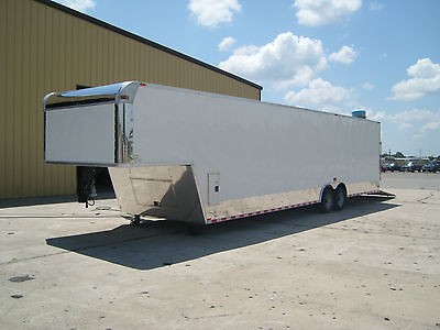 5x36 gooseneck enclosed cargo auto car hauler race trailer