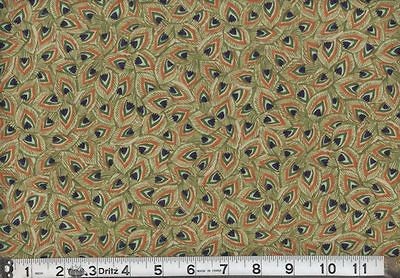 springs royal peacock allover fabric 6 yards 